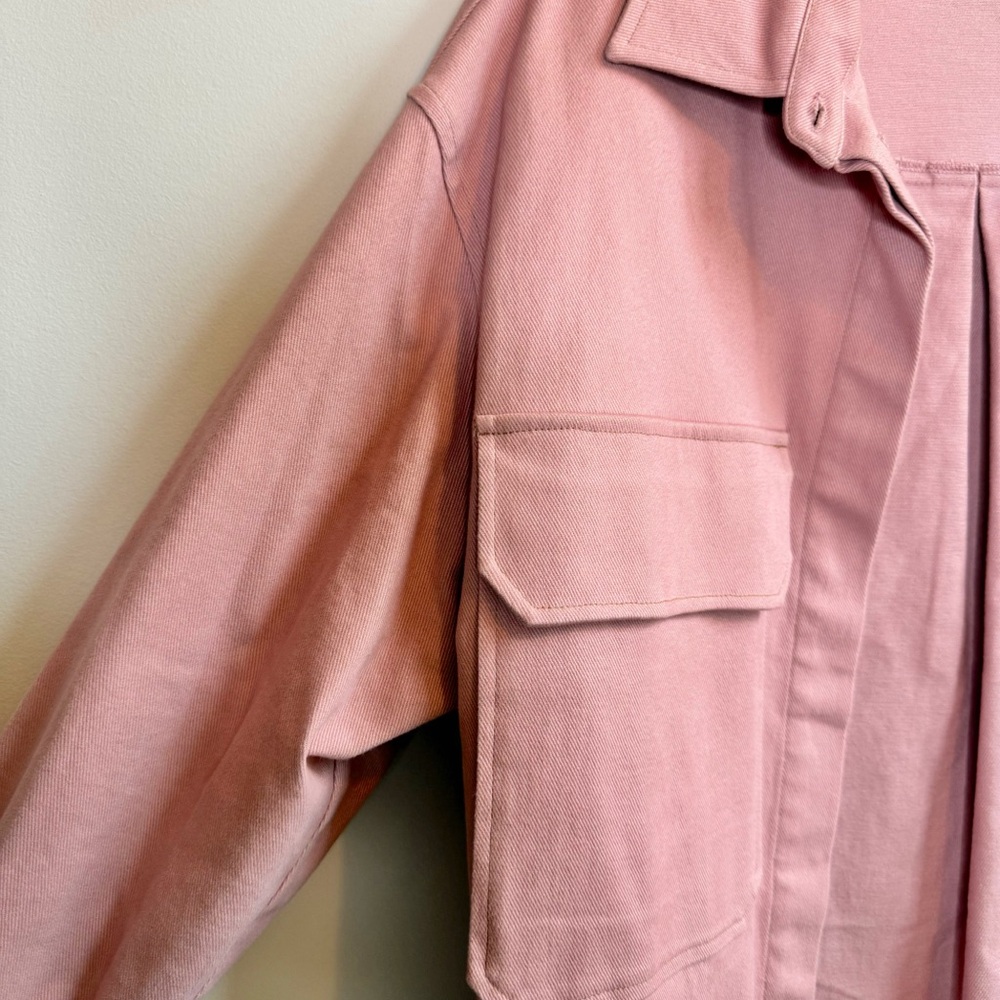 NICHOLAS Calista Shacket In Rose - Picture 4 of 10